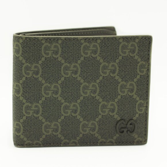 GUCCI GG Monogram bi-fold wallet Forest Green - Picture 2 of 5